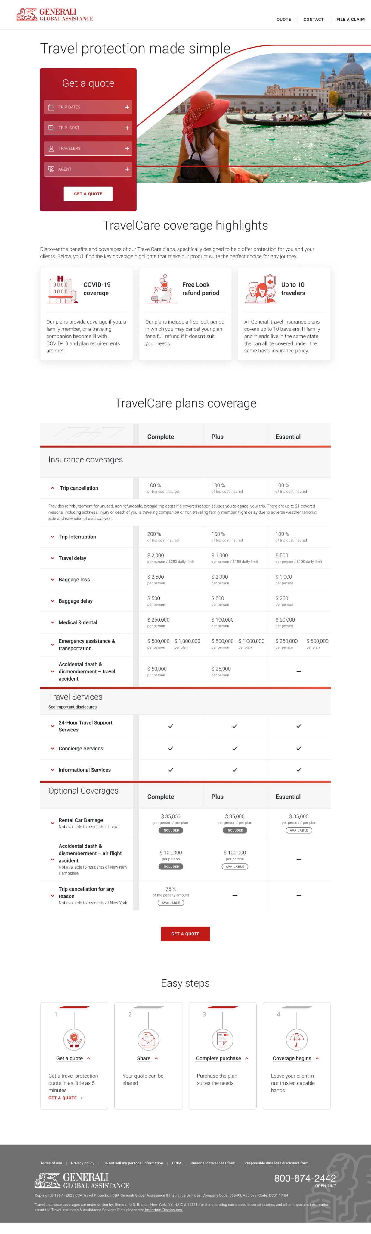 Results image which shows the correct use of brand elements, colors, and updated layout