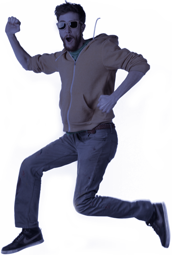 Jumping dude